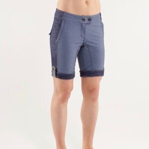 Lululemon Ride On Casual Shorts Deep Indigo Size 6